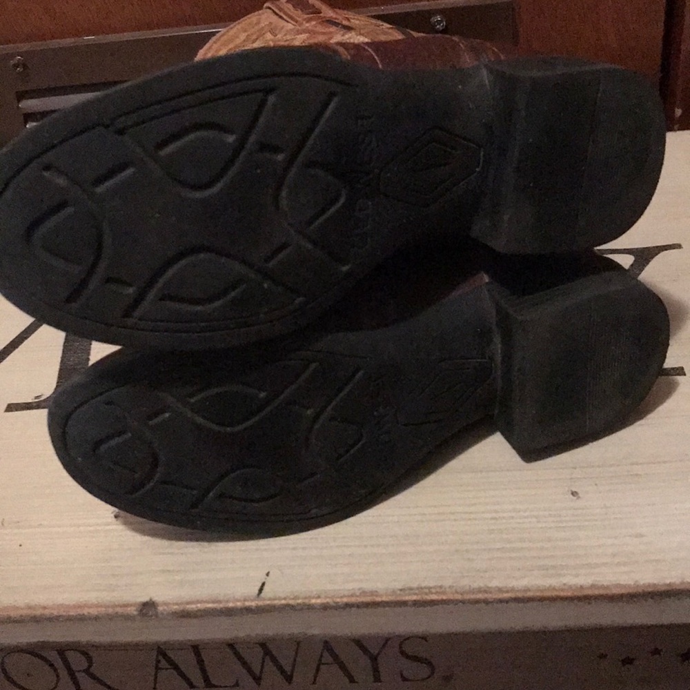 Old west boys boots - Picture 3 of 4